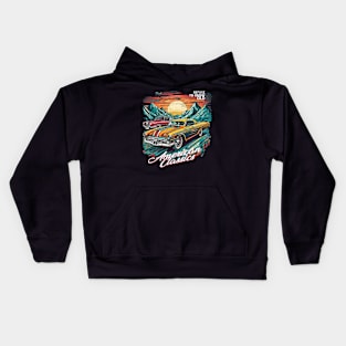 American Classic car Kids Hoodie